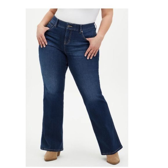 Torrid Women's Dark Wash Boot cut Premium Jeans 16